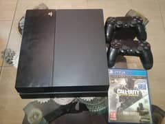 PS4 FAT 500 WITH 2X CONTROLLER