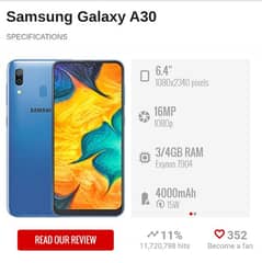 SAMSUNG GALAXY A30 (OFFICIAL PTA APPROVED)