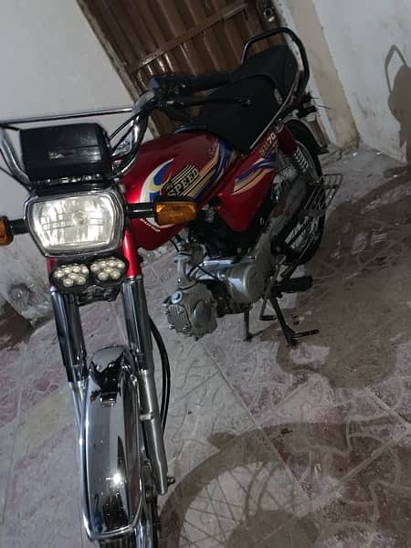 Hi-Speed 70cc bike 2022 model for sale in good condition 1