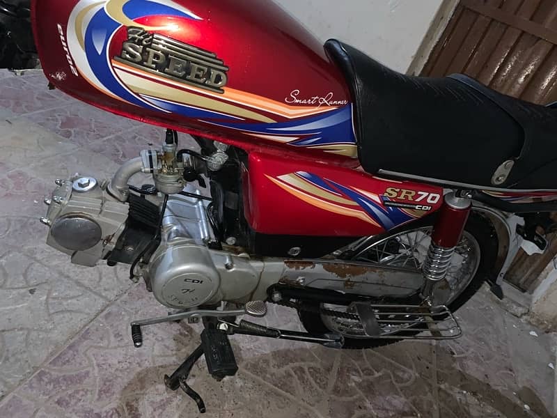 Hi-Speed 70cc bike 2022 model for sale in good condition 4