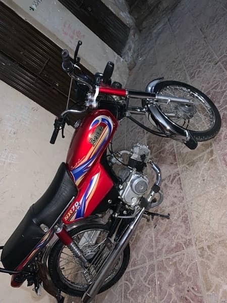 Hi-Speed 70cc bike 2022 model for sale in good condition 7