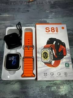 s8 ultra smart watch orange