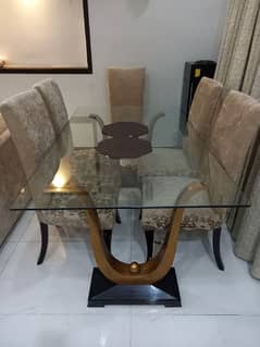Dining table / Luxurious Dinning Table / 5 Chairs /