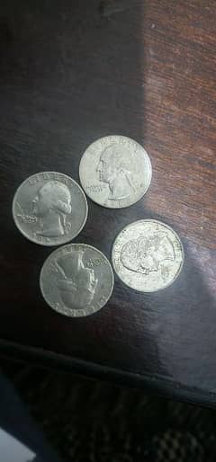 liberty quarter dollor coins