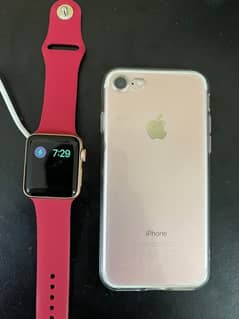 Iphone 7 + apple watch series 3