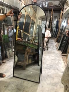 Premium metal Full Length Mirror  - Arched top- ideal for bedro
