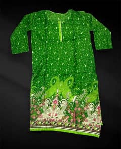 1 pic women stitched lawn printed shirt + free delivery