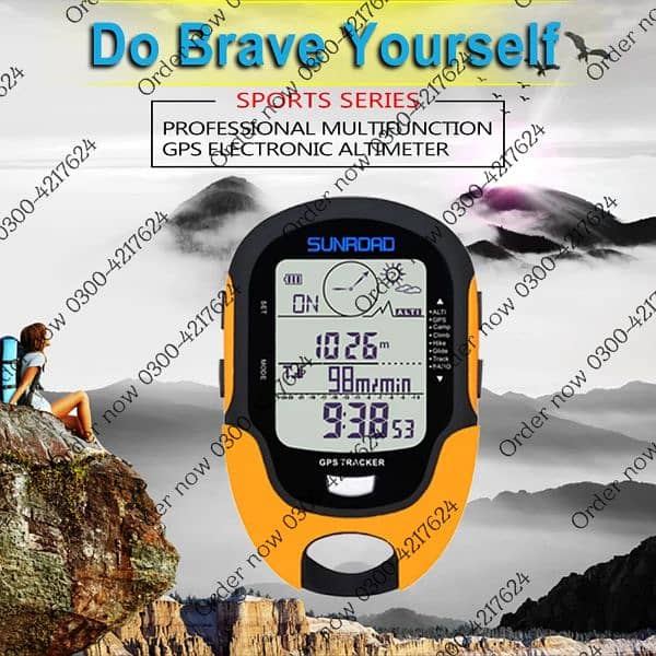 Altimeter 8 in 1 Electronic Digital Multifunction LCD Compass A 10