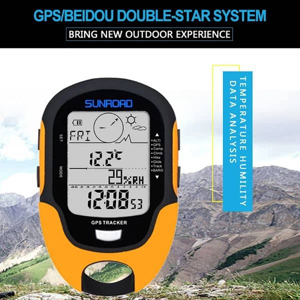 Altimeter 8 in 1 Electronic Digital Multifunction LCD Compass A 16