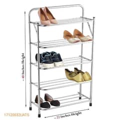 Five Layered Iron Shoe Rack