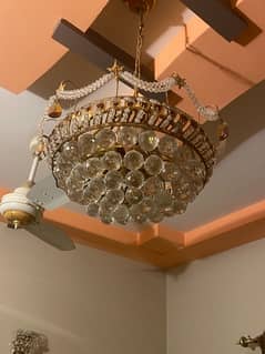 chandelier with side wall lights for sale