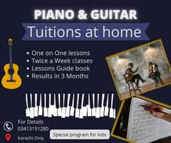 learn piano and guitar