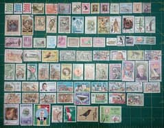 1750+ Unique Used International Stamps 0