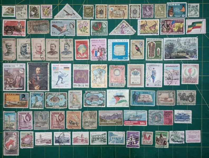 1750+ Unique Used International Stamps 2