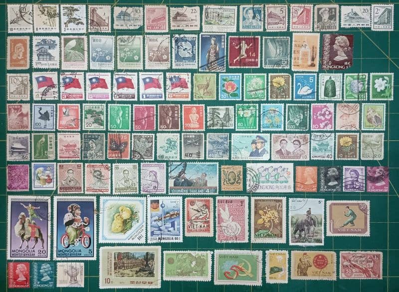 1750+ Unique Used International Stamps 5