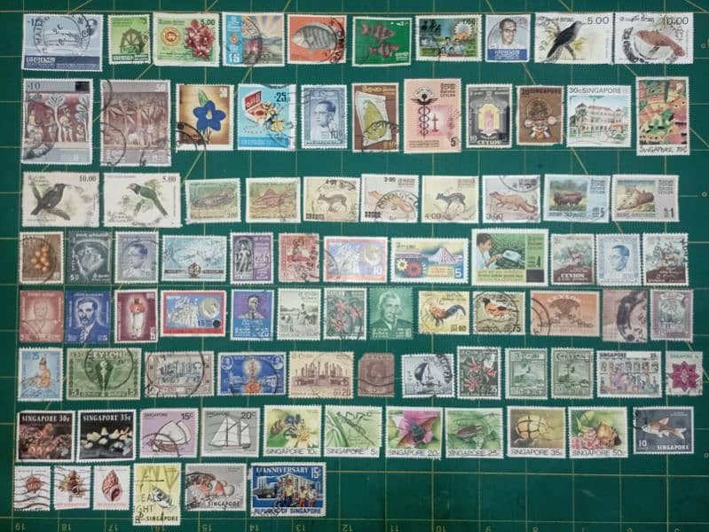 1750+ Unique Used International Stamps 6