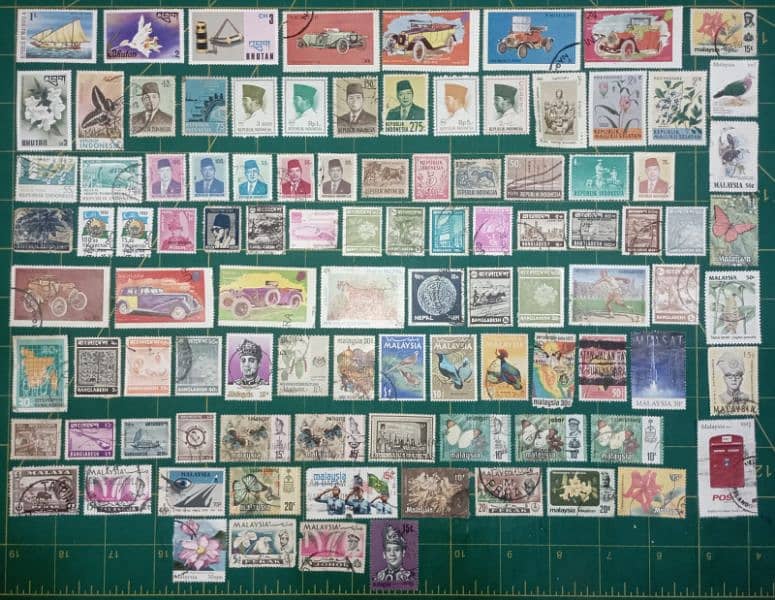 1750+ Unique Used International Stamps 7