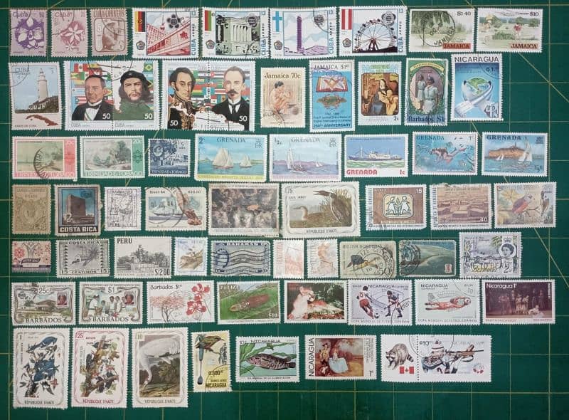 1750+ Unique Used International Stamps 12