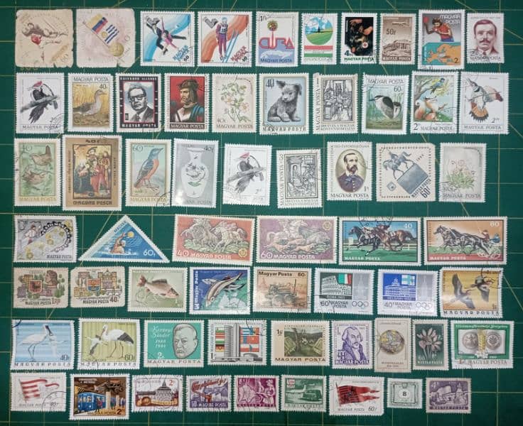 1750+ Unique Used International Stamps 17