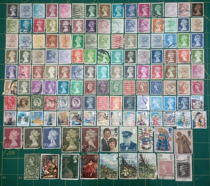 1750+ Unique Used International Stamps 18