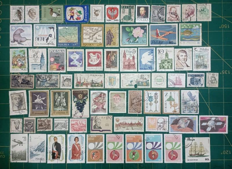 1750+ Unique Used International Stamps 19