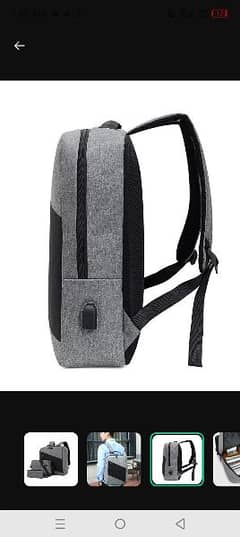 3 PCS LAPTOP BAG WITH USB PORT