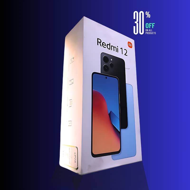 Xiaomi Redmi 12 (8GB, 128GB, Midnight Black) 1