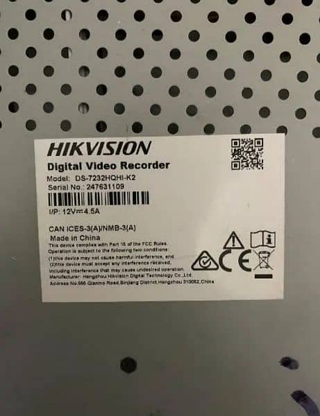 Hikvision 32Ch dvr 5MP latest model 5month warrnty 1