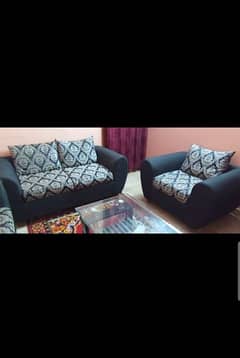 sofa set with corner table