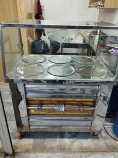 Food stand / Stall with 6 pateele and gas stove