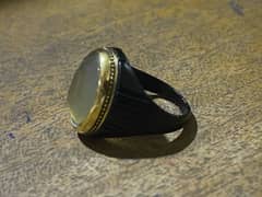 zard aqeeq ring made turky