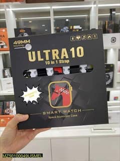 Ultra 10 Smart Watch with 10 straps