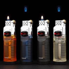 Premium Windproof Blue Flame Lighter – Adjustable & Refillable