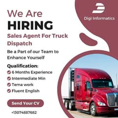 Sales Agent For USA truck Dispatch
