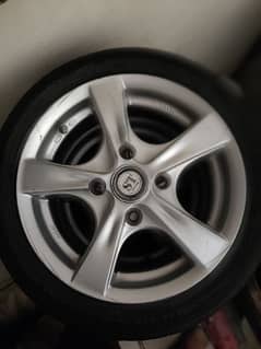 Allloy Rims with tyaer