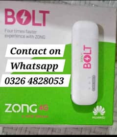 Unlocked Zong 4G Device|wingle|jazz|Delivery Possible|0326 4828053