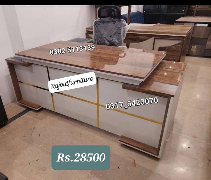 Executive Office Table L shape Modern Office Table Rajput Furniture 6