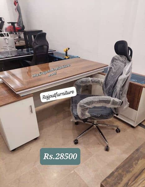 Executive Office Table L shape Modern Office Table Rajput Furniture 9