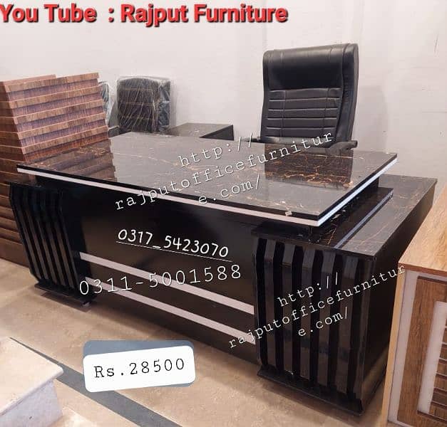 Executive Office Table L shape Modern Office Table Rajput Furniture 18