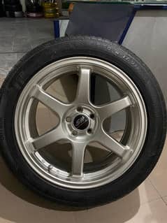 17" TE-37 RIMS with Tyres