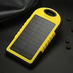 5000mAh Solar Power Bank (All Cities COD Service Available)
