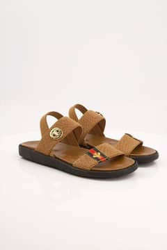 mens synthetic leather casual sandals