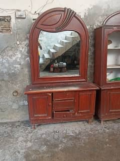 dressing table and showcase for sale