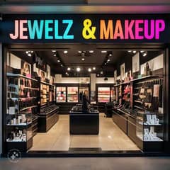 we have all kind of makeup and jewellery available
