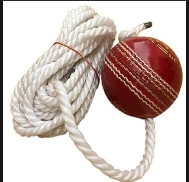 Praticing Hanging Ball For Bat Knocking and Pratice with String 0