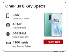 OnePlus 8 8/128 Price final 50000