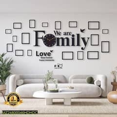 Family wall hanging  with frames