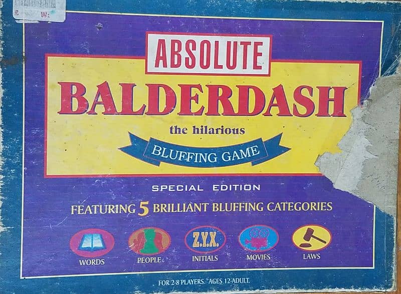 Balderdash Board game 1