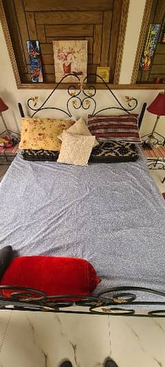 wrought iron double bed for sale