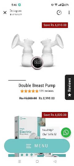 Ornavo Double Breast pump
